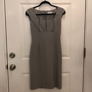 Light Gray Calvin Klein Office Dress Size 2